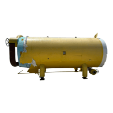 226 sq.ft., 250 psi sheel, 250 psi tube, Industrial Service & Fabricators #HI 72-185, Horizontal Ammonia
