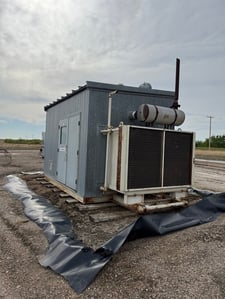 145 HP Sullair PDH12L-22-288 Screw Compressor, Caterpillar G3306 Natural Gas Engine