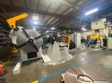 12000 lb. Coiltech #24-1200, 600mm (24" ) servo coil feed line, 2023