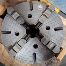 13-3/4" Sanyo Seiko Co - Somax Lathe Chuck, 4 Jaw