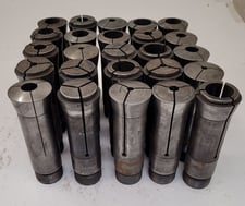 6" H Collets - Set of 25 - 1/16 to 1-1/16