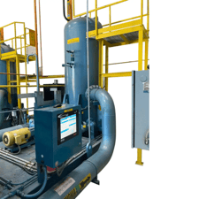 635 Gallon, Frick, Vertical Ammonia Oil Separator, 40" diameter x 40" L x 90" H tank, 300 psi @ 200°F, 1996