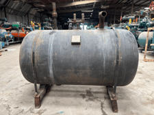 815 Gallon, Industrial Service & Fabricators, Horizontal Ammonia Receiver, 48" diameter x 72" L tank, 350 psi