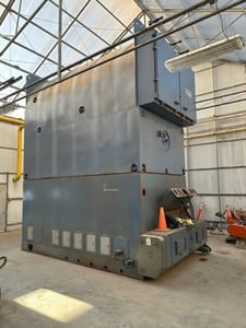 Boilersmith #EF3LW-2000SF-X-30, hot water boiler with furnace, 400 BHP, 30 psi, 3000 sq.ft., 2005
