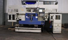 Muratec #MW-120, twin spindle CNC lathe, Muratec/Fanuc pendant Control, (2) 3-jaw 8" chucks, 2013