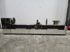 26" x 160" Romi #EH-40A, lathe, 4" spindle bore, 6.5"steady rest, taper attachment
