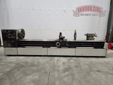 26" x 160" Romi #EH-40A, lathe, 4" spindle bore, 6.5" steady rest, taper attachment
