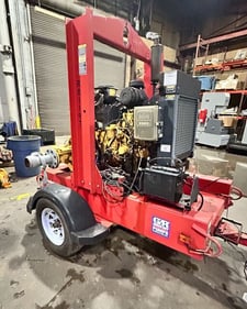 GORMAN-RUPP #PA4A71C-C2.2T/S1, centrifugal pump, trailer mount, diesel Caterpillar C2.2