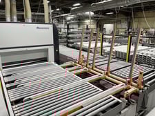 Doucet, Sander Return w/ Fl doucet, air float table infeed, roller outfeed, 2020