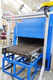 JPW #C2-83-139TULEP480V45-60KW, Conveyor Oven, 20' conveyor, 150&deg;C max temp., 4.5" thick insulated walls, AB