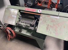 8.5" x 13.5" Carolina #HD10, Horizontal Band Saw, 9' 7" x 1.2" blade, 3 speed, 50/108/153 FPM, 0.75 HP