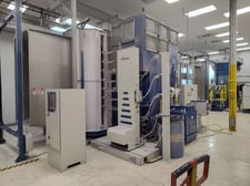 Powder Booth System, Nordson #Excell-3003, 36" W x 84" H, 48" W x 96" W profiled end opening, 2018