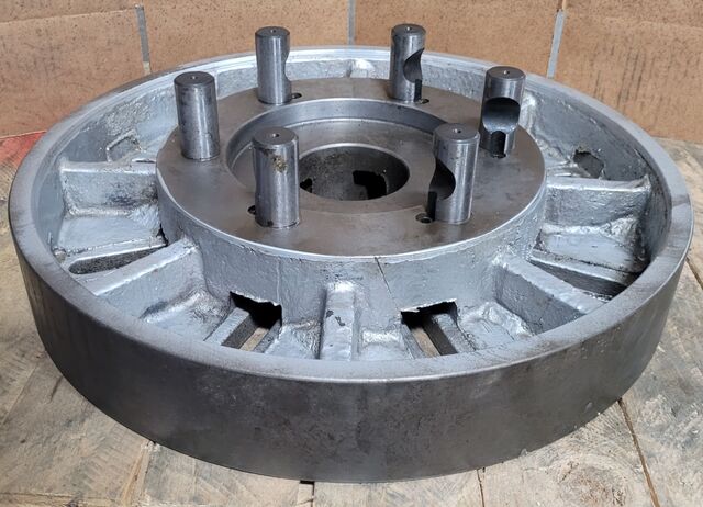 20" lathe face plate, slotted, D1-11 camlock mount