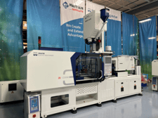 135 Ton, 1.83 & 0.67 oz., Haitian Zhafir #ZEIII-1200M-160h/V80h Multi shot injection molding machine, 2020