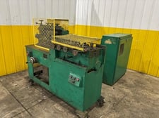 1/4" Shuster, 12 roll, 2 plane tube & bar powered straightener, 4 HP, individual adjustment, exit feed rolls