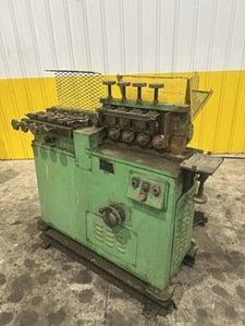 1/4" Shuster, 16 roll, 2 plane wire & bar powered straightener, all roll individual adjustment