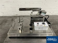 Fluid Energyz Fluid Energy Jet-o-Mixer #00, Jet Mill, Stainless Steel, w/ Syntron feeder, on base