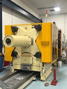 500 Ton, 82.5 oz., Husky #H500-RS-95/85, hylectric horizontal plastic injection milder, 40.2" x 40.2" tie bar