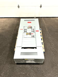 400 Amp. General Electric, Spectra Series, panelboard, 3 wire, 480 Volts, 3 phase