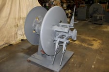 2500 lb. Littell, double end non-motorized uncoiler, 14" mandrel, 12" width, 48" outside dimensions, 15"-20"