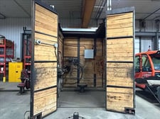 Custom built test booth for testing motors, gear boxes, pumps, etc