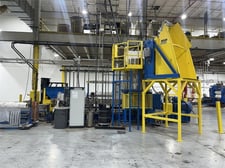 3.67" Useon, Strand Pelletizing Line, 36:1 L/D, 177 HP, vented barrel, 10 HP Maag Melt Pump, 15 Hole Strand