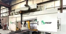 Ficep #1001-DDB, drill & K100 saw line, 1 spindle, Ficep Pegaso Control, carriage feed, 196-557 FPM