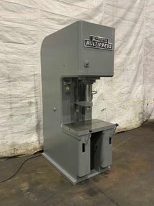 25 Ton, Denison #KA25C91D12A112A104, C-frame hydraulic press, 15" stroke, 12" throat, 25 HP
