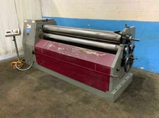 6' x 1/4" GMC #HBR-0625, initial pinch plate roll, 3-roll drive, powered rear roll adjustment, 7.5 HP, 2020