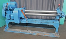 4' x 3/16" Bertsch, Initial Pinch Power Bending Roll, 5" diameter x 50" L roll, 5 HP, 220/440 V.