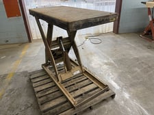 2000 lb. Southworth #LS2-36, Scissor Lift, 3' lift height 115 V.