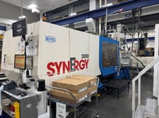 300 Ton, 23.72 oz., Netstal #Synergy-S3000-1700, Injection Mold Machine, 27.559" clamp stroke, 2005