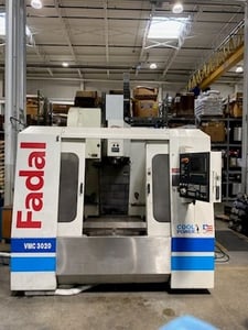 Fadal #VMC3020VHT, vertical machining center, Siemens Sinumerik 840D, 30" X, 40" Y, 24" Z, 10000 RPM, 24