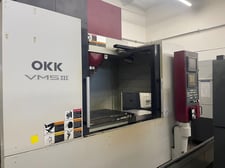 OKK #VM-5III, CNC vertical machining center, 40" X, 20" Y, 20" Z