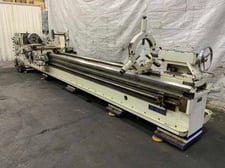 26" x 160" Birmingham #DL262000, gap bed engine lathe, 17-3/8" swing over cross slide, inch/metric, 3 & 4-jaw