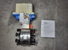 3" Cyclonic Valve #FA309-J4L-4-0PZ, Class 900 Choke Valve w/Actuator, ASME B16.5