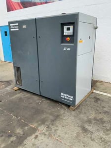 78 cfm, 125 psi, Atlas Copco #ZT30, rotary screw air compressor, 40 HP, 2016