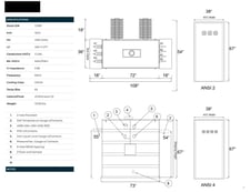 1500 KVA 4160 Delta Primary, 480Y/277 Secondary, SUB, Recon(shipment available in 10 days)