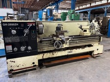 26" x 80" Jet #GH-2680ZH, engine lathe, 16" swing over cross slide, inch/metric, 3-jaw chuck, 10 HP, foot