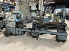 25" x 80" Toolmex #TUR63, engine lathe, 15" swing over cross slide, inch/metric, 3 & 4-jaw chuck, 20 HP, 1977