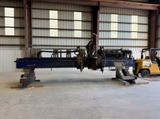 Messer #MPC2016, 3 head CNC plasma cutter, 18' x 110', Hypertherm HPR260XD power source, 2012