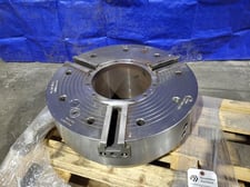 18.5" SMW #BB-N-470-191-3, Big Bore 3-Jaw Power Chuck, 7.5" Bore, 1700 RPM