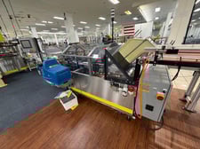 Econocorp #Spartan-11234, Automatic End-Load Glue Cartoner, 2400 cartons/hr., 2" x 1" x 5" min. to 10" x 4" x