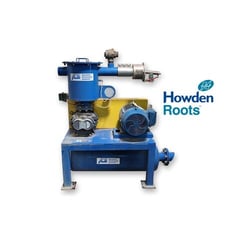 390 cfm, Howden Roots #47-URAI, rotary lobe positive displacement vacuum blower, 15 HP