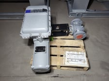 Emerson #1CAA-4, M2CP electric valve actuator with 1-1/2" class 300 control valve