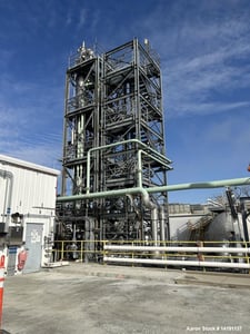 Process Plus, ethanol recove, 5994 lbs/hr processing capacity, 4566 lbs/hr recovery capacity, rated to