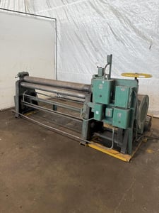 6' x 3/16" Pexto, 3-roll plate roll