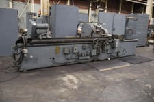10" x 96" Norton #C, hydraulic plain cylindrical grinder, semi-autmatic pick type infeed attachment