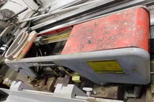 10" x 18" Kysor Johnson #KJ10, manual horizontal bandsaw, 12' 5" x 1" x .035" blade, gravity down feed