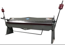 12 gauge x 8' GMC #BB-812-6HD, manual box & pan metal finger brake, 0-135&deg; bending angle, new